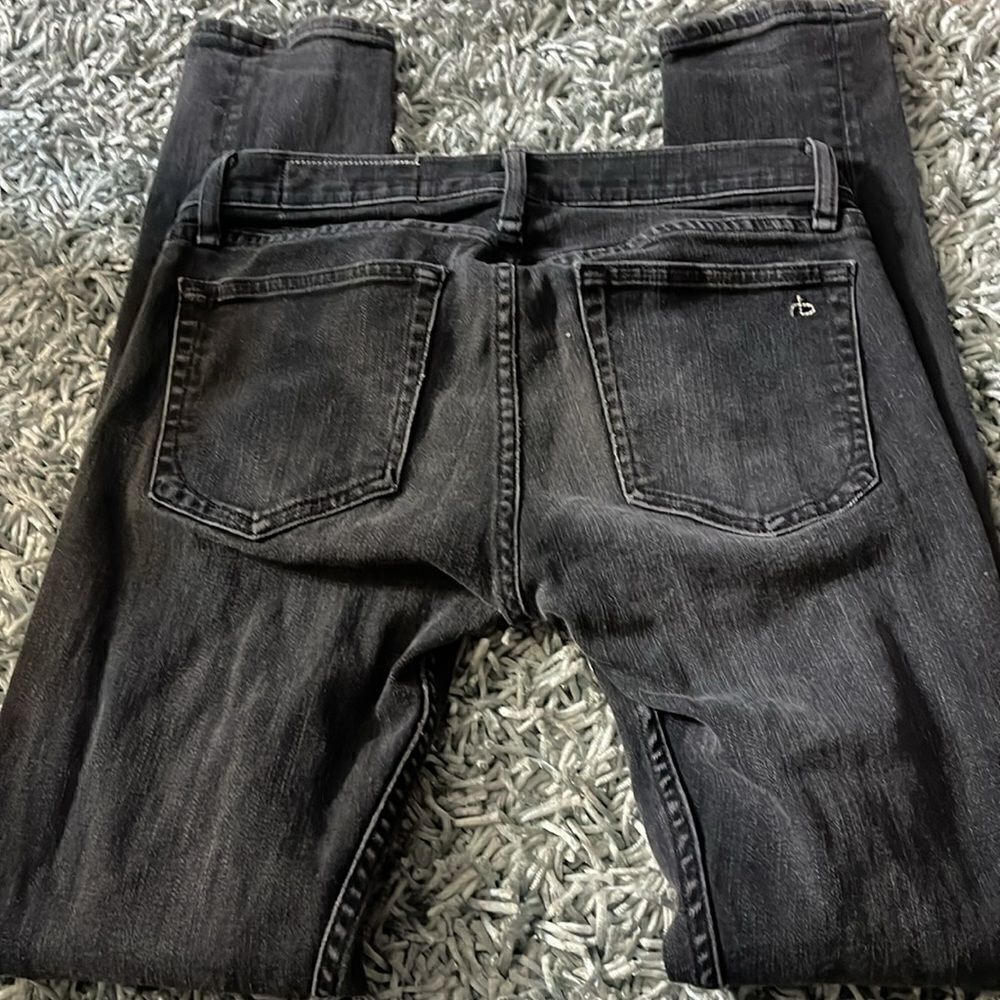 Rag And Bone Standard Issue Extra Slim Black Jean… - image 5